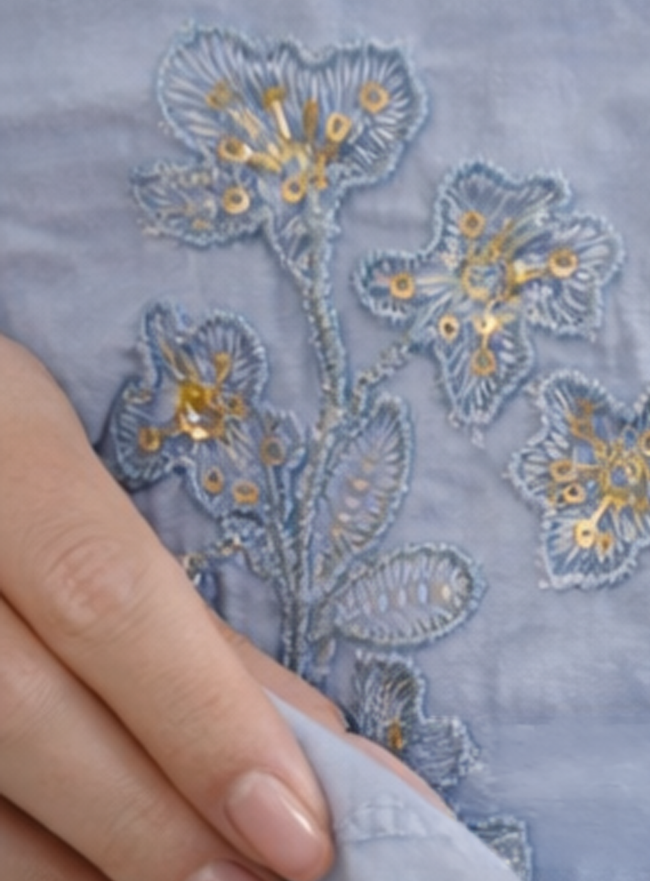 BH67 - Embroidered Floral Cotton Shirt